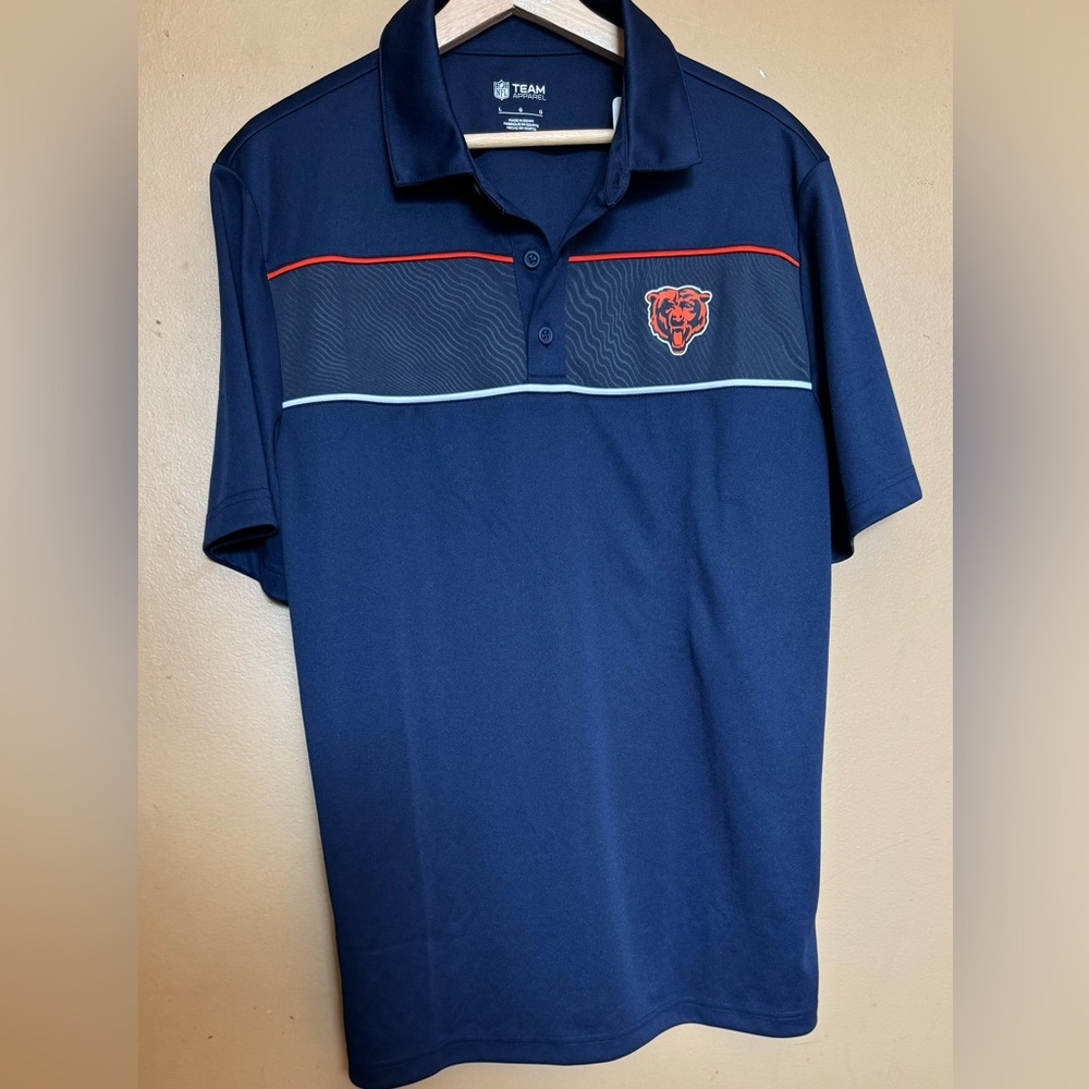 - Chicago Bears Mens Polo NFL Team apparel